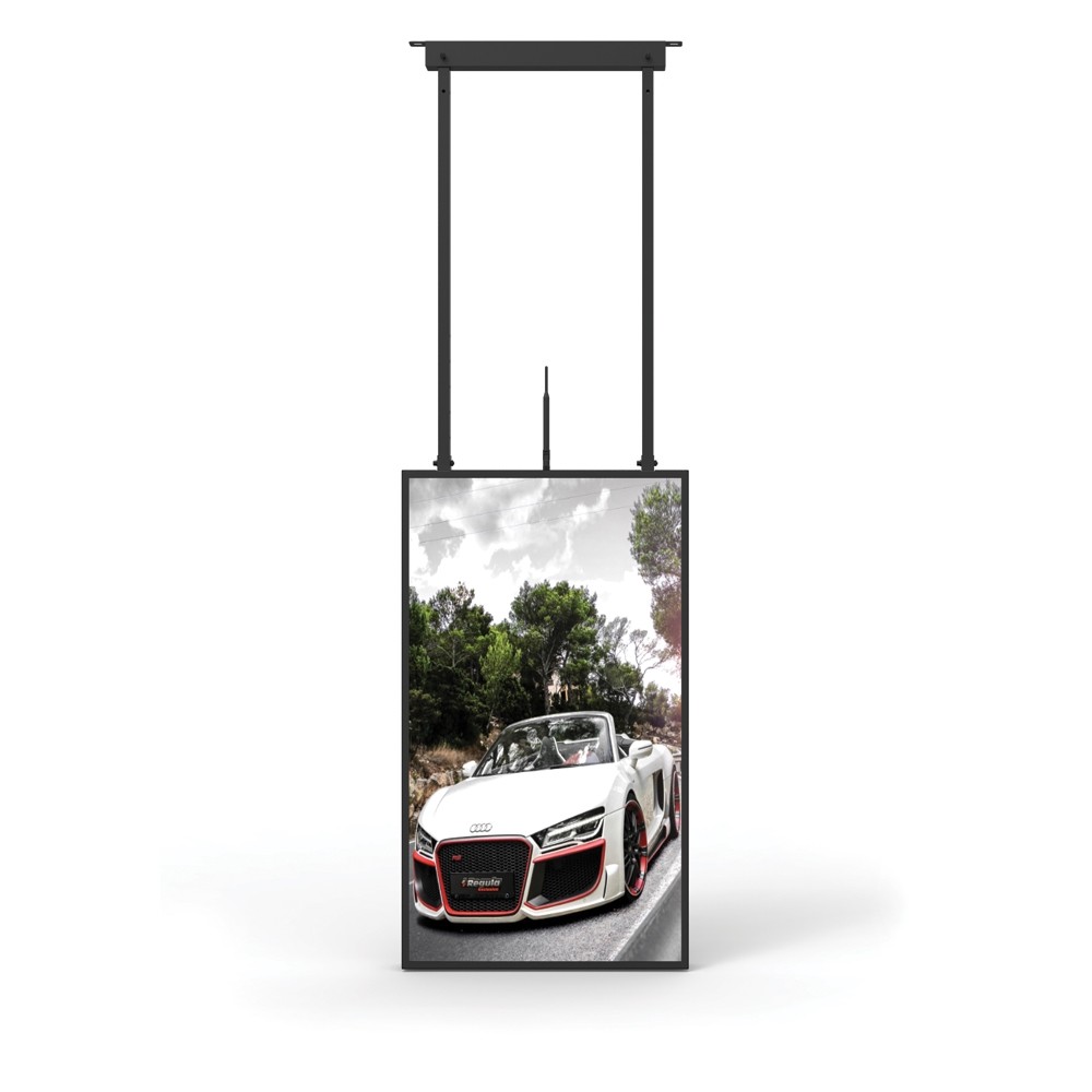 43” Hanging High Bright Window Facing Display